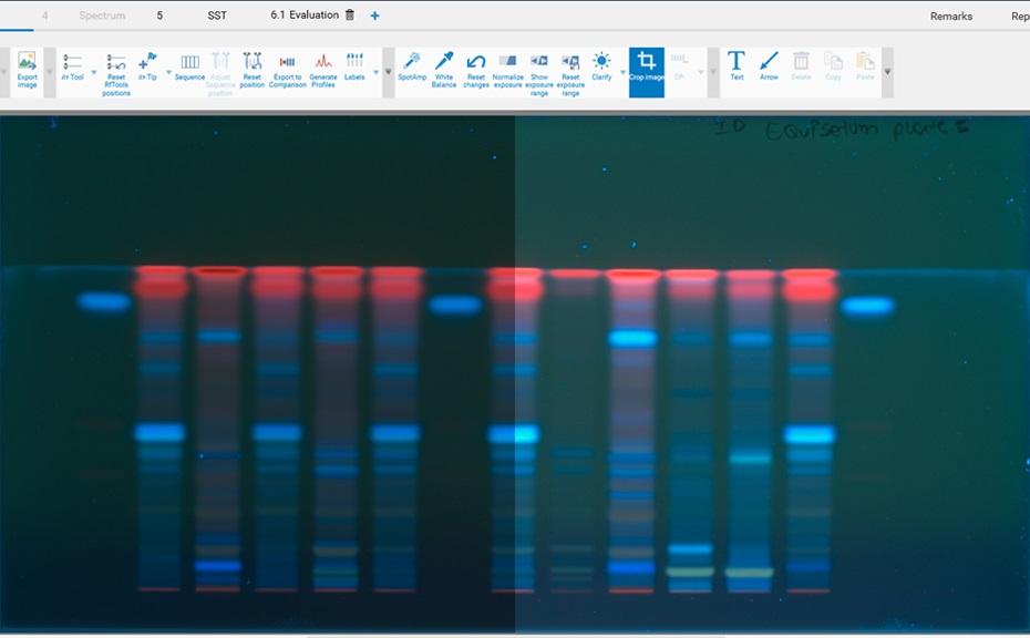 Lustiner - Système d'imagerie et documentation p/chromatogrammes TLC ...